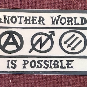 Another World Is Possible Vinyl Sticker