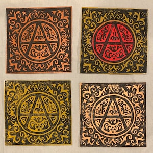 PRINT! Anarchy print! Punk print! Multiple colors available.