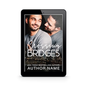 Couverture de l&#39;ebook gay romance : LGBTQ H/M Love Story Premade Design