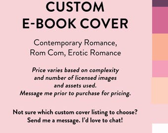 Portada personalizada para libros de género romántico contemporáneo