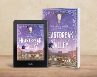 Symbol based Western Cowboy themed premade book cover