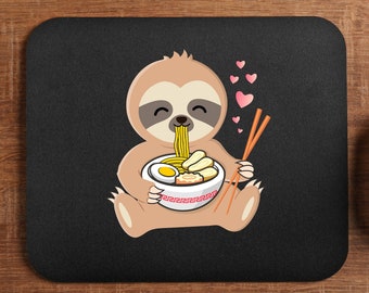 Ramen Sloth Png, Sloth Png, Sloth Eating Ramen svg, Ramen Anime Png, Kawaii Sloth Png, Cute Sloth Svg