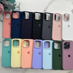 iPhone Case for iPhone 15 14 13 12 11 X Pro Max Solid Color