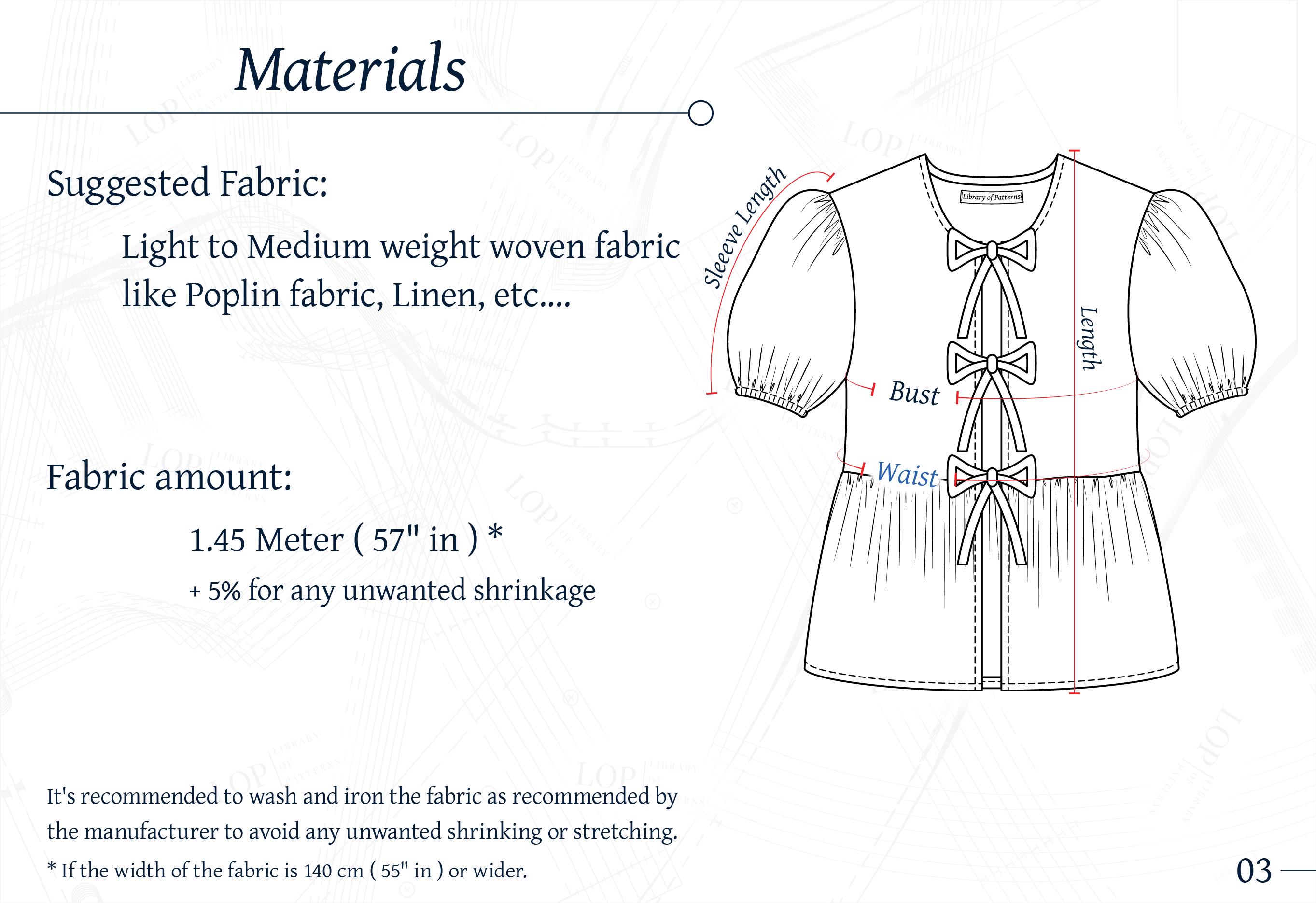 Peplum Tie Blouse Sewing Pattern, Puff Sleeves (PDF Pattern) - Etsy