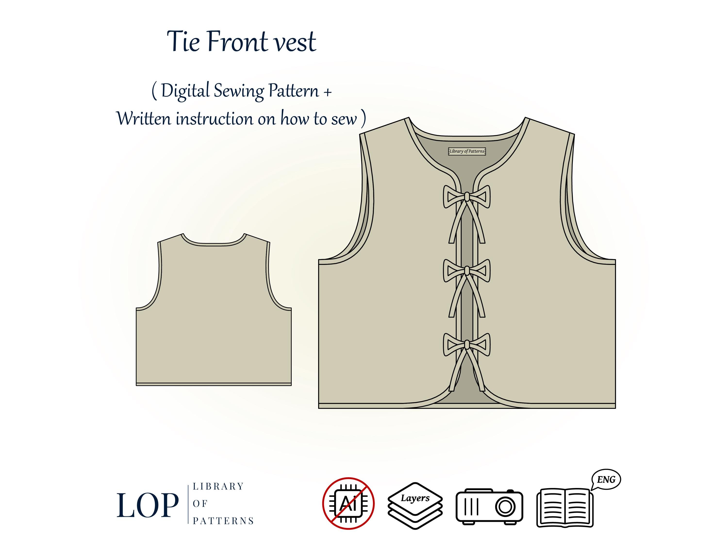 how to tie a vest