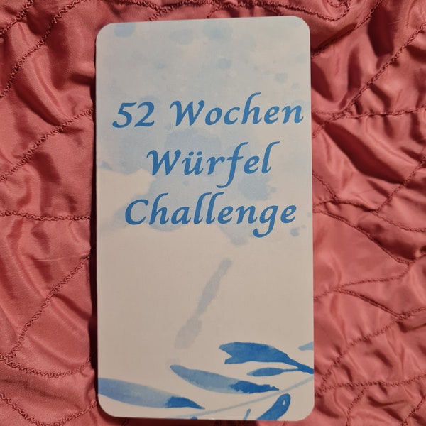 52 Würfel Wochen Challenge