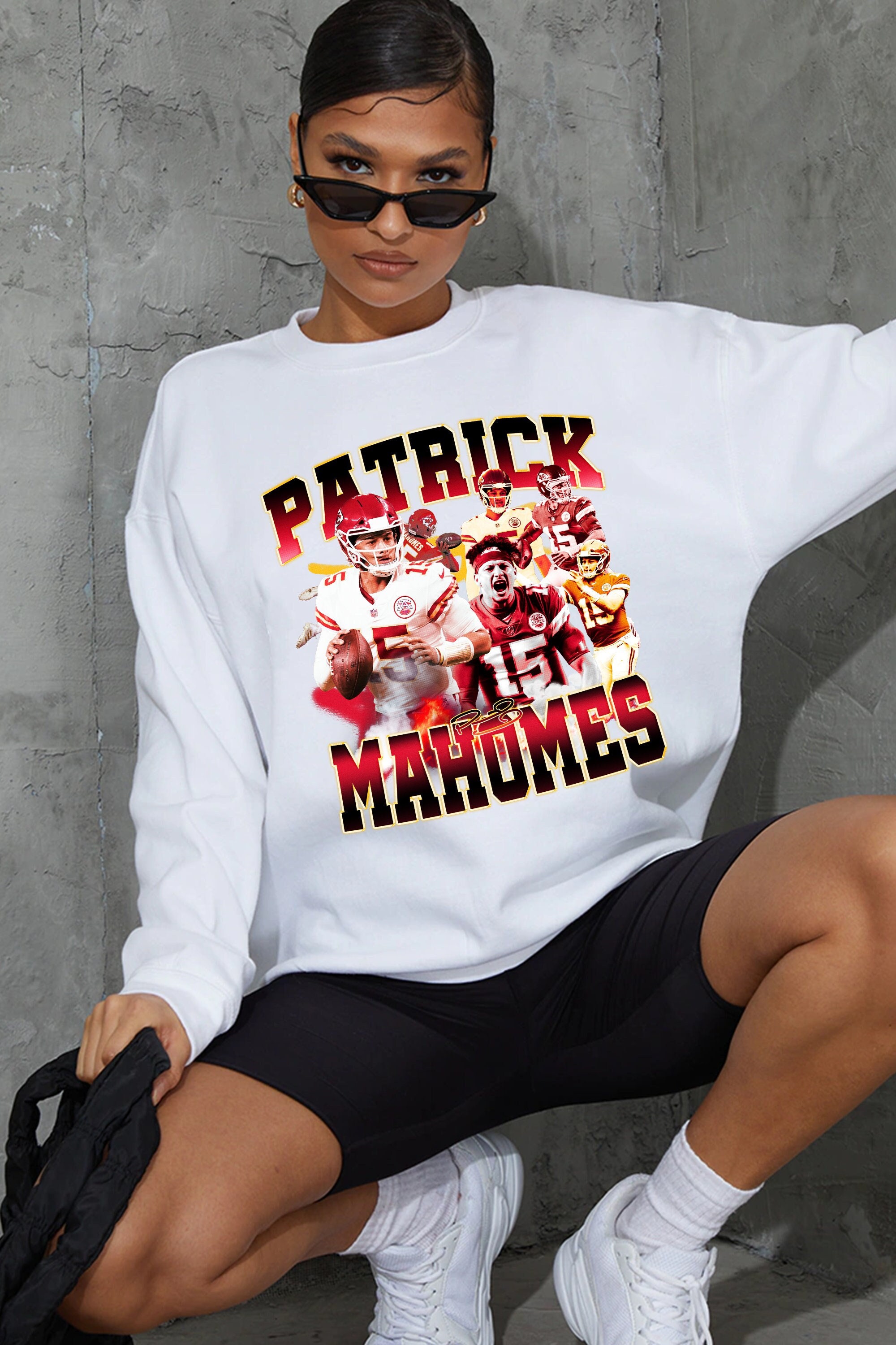 Discover Chiefs Vintage Shirt, Patrick Mahomes Retro Sweatshirt