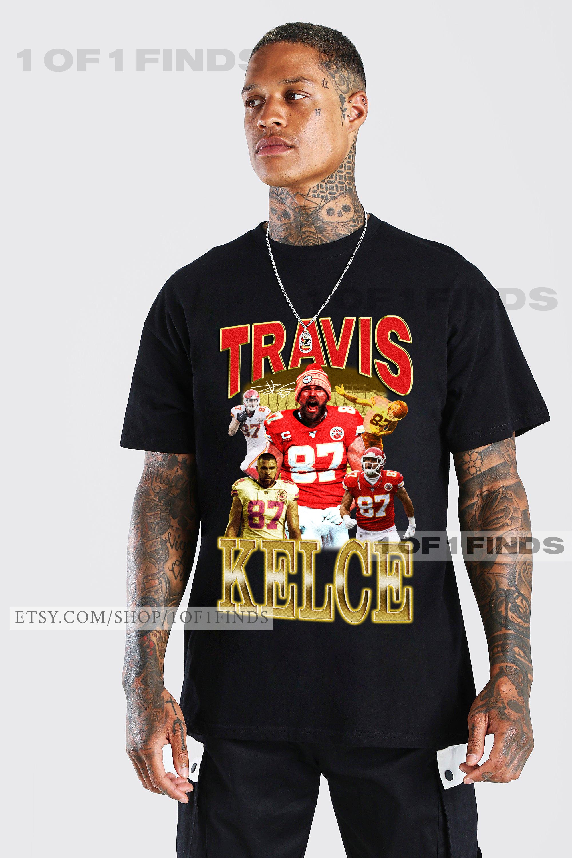 Discover Travis Kelce Vintage 90s Style Retro Graphic T-Shirt