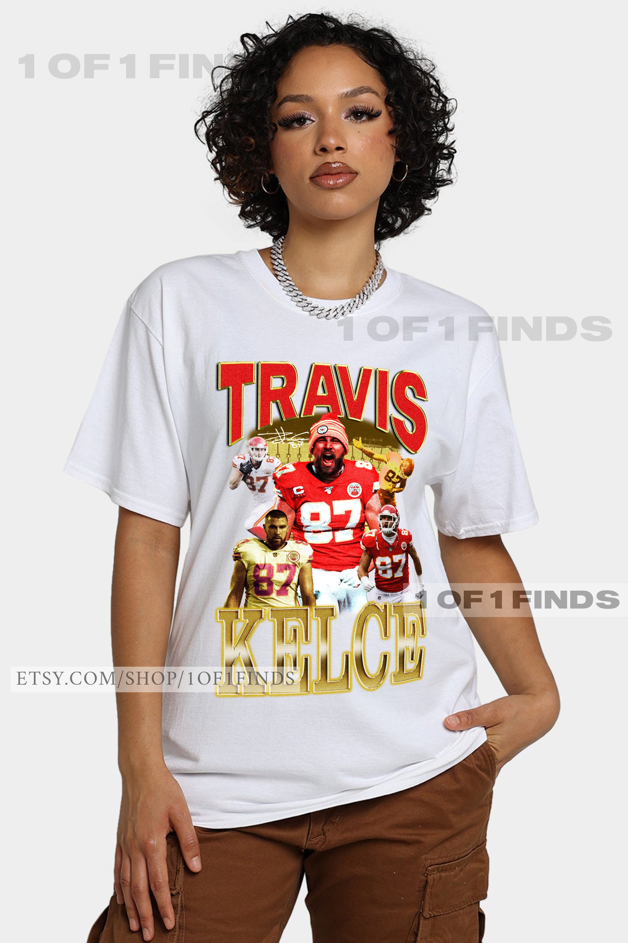 Discover Travis Kelce Vintage 90s Style Retro Graphic T-Shirt