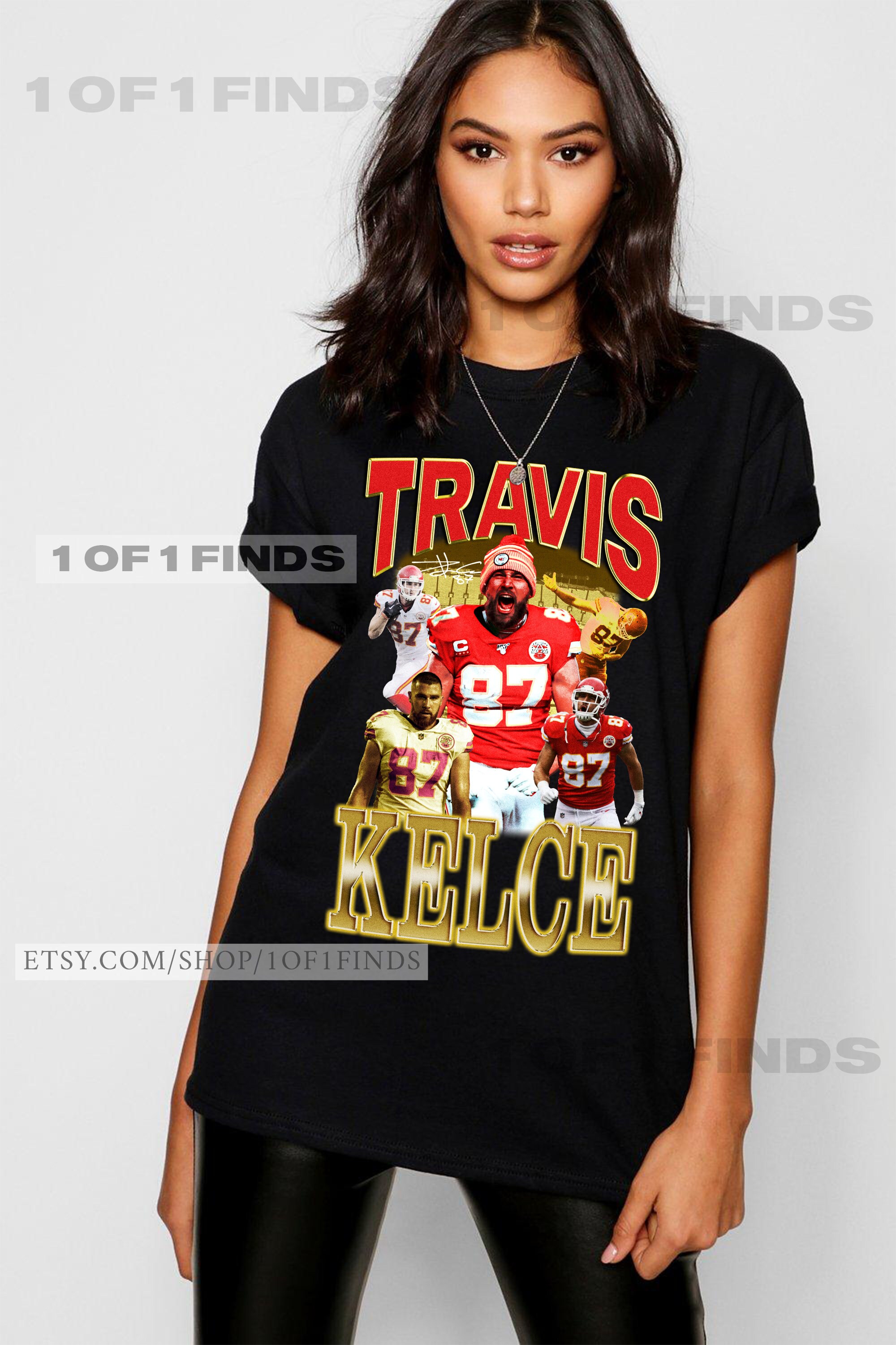 Discover Travis Kelce Vintage 90s Style Retro Graphic T-Shirt