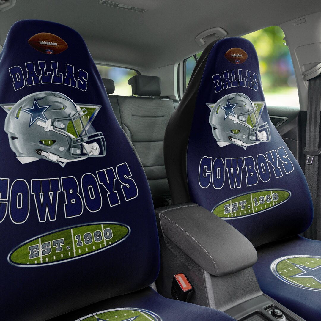 Dallas Cowboys Car Seat Covers set of 2 NFL Football Etsy