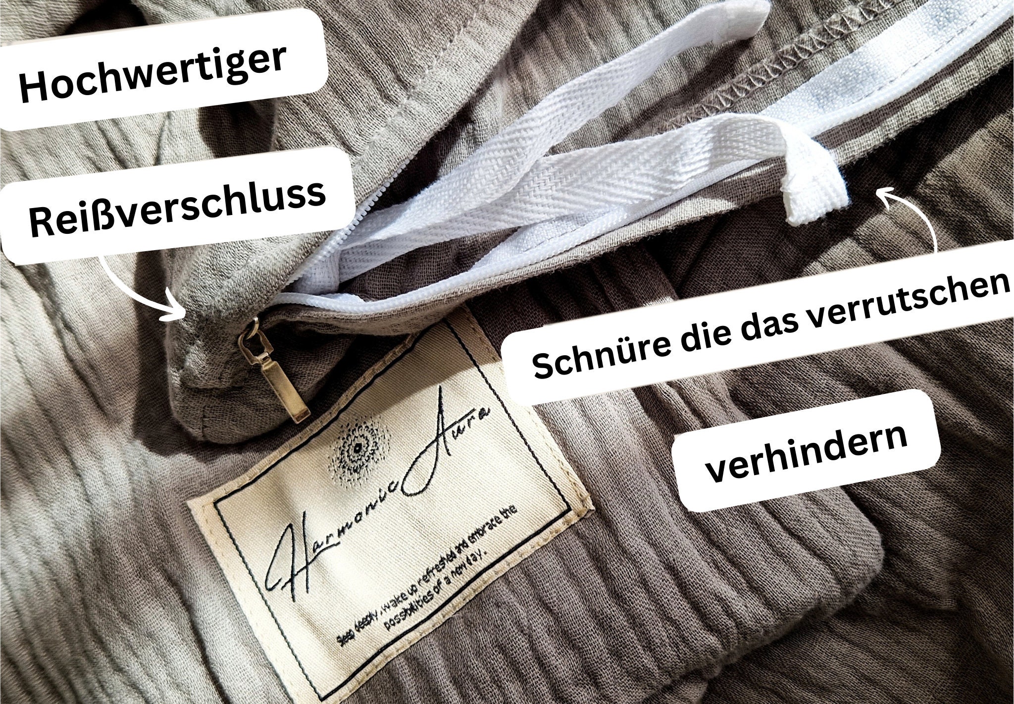 Naturstube Adventskalender Säckchen 30x25cm - ÖKO-TEX Baumwolle 25 Stück