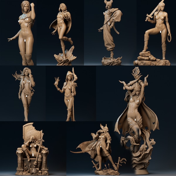 NSFW 3D printing High-Quality STL Printer ready Files - Fan-made Collection - Games - Comics - Anime - FEB Updated