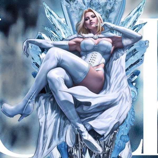 Emma Frost 3D printing High-Quality STL Printer ready Files - Fan-made