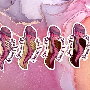 Monster Lover Vinyl Sticker 2 by 4 in perfect gift HQ - With text