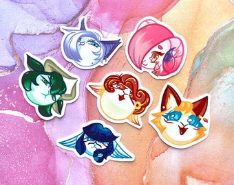 Cute Furry Stickers / Kawaii gift for Furries