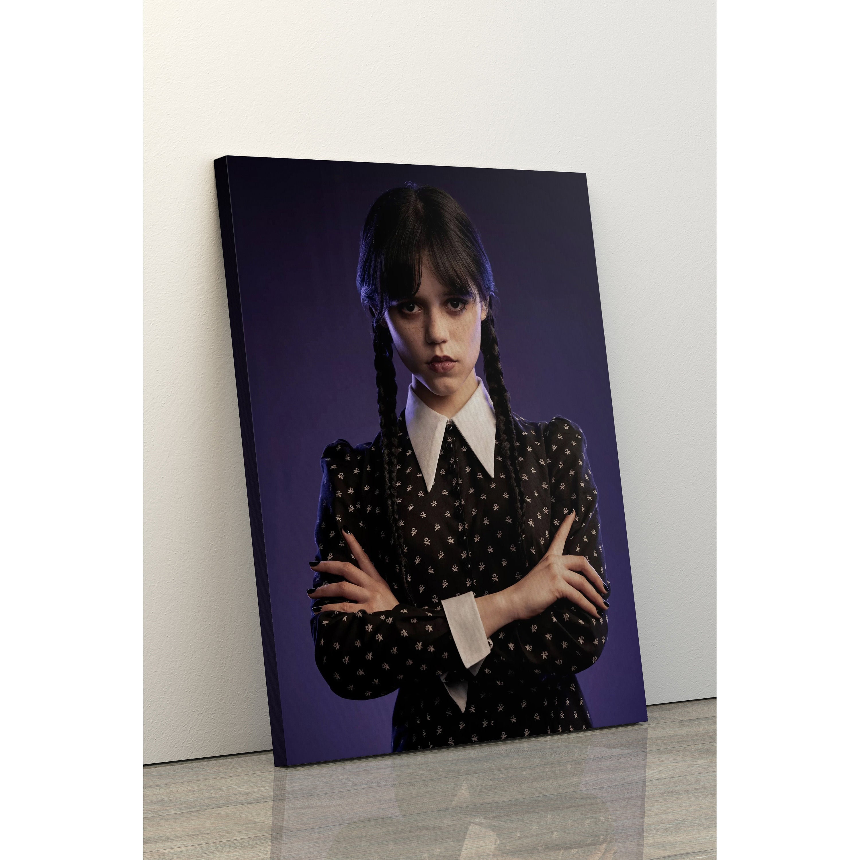 jenna-ortega-wednesday-addams-canvas-print-wall-decor