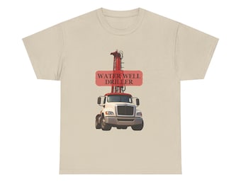Water Well Driller Shirt, Rig Crew Tee for Men, Blue Collar Trades Work Shirt, Patriotic Driller Gift, Pump Tech Rig Shirt, Crew Shirt