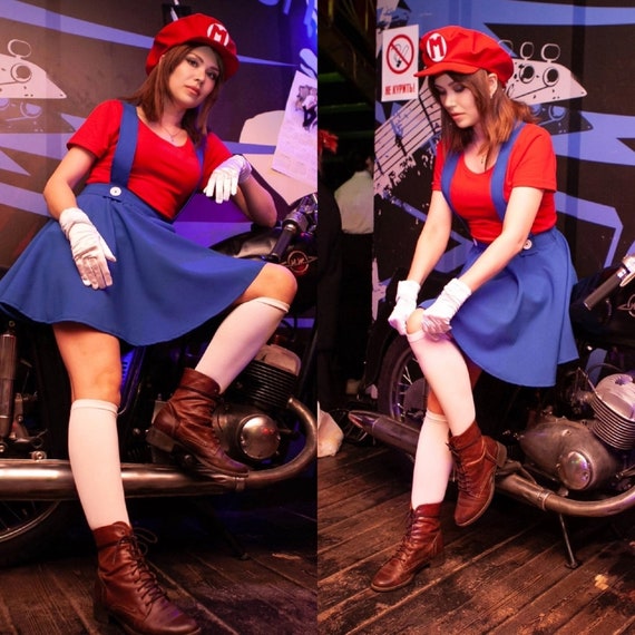 Mario Cosplay Super Mario Costume Etsy