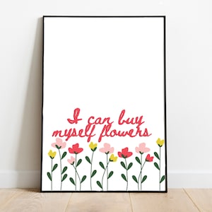 Miley Cyrus Flowers Digital Wall Art Print Instant Download