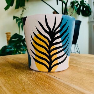 Hand Painted Planter Pot - Etsy