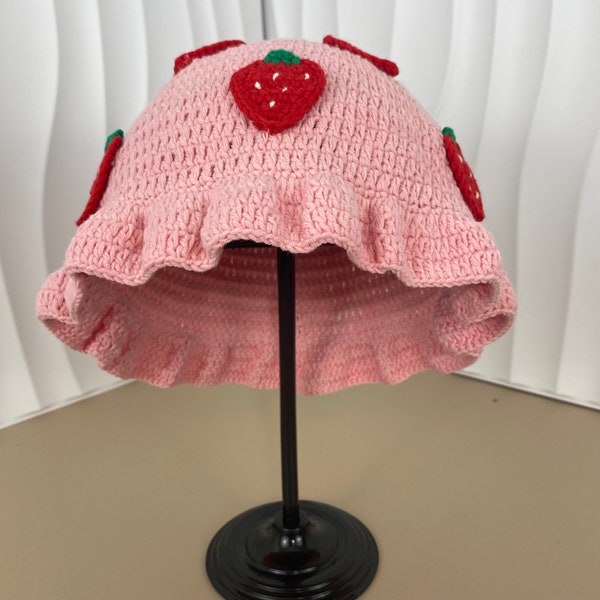 Strawberry Bucket Hat - Etsy