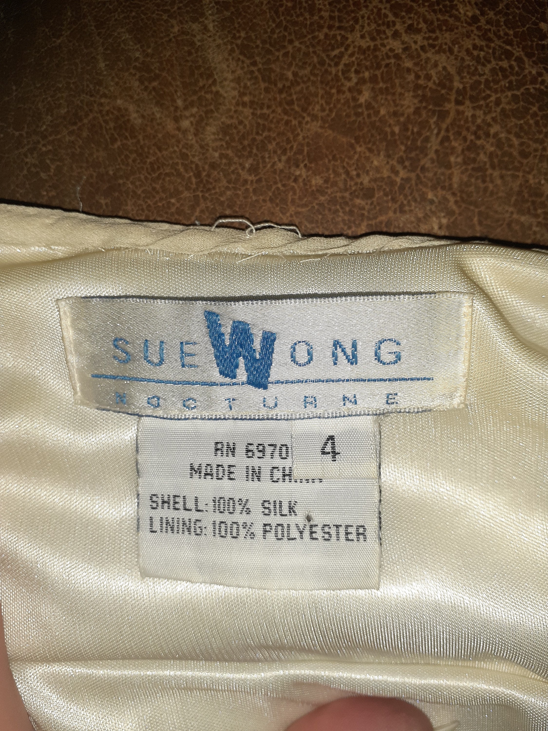 Sue Wong Ivory Wedding Dress size 2 - Etsy
