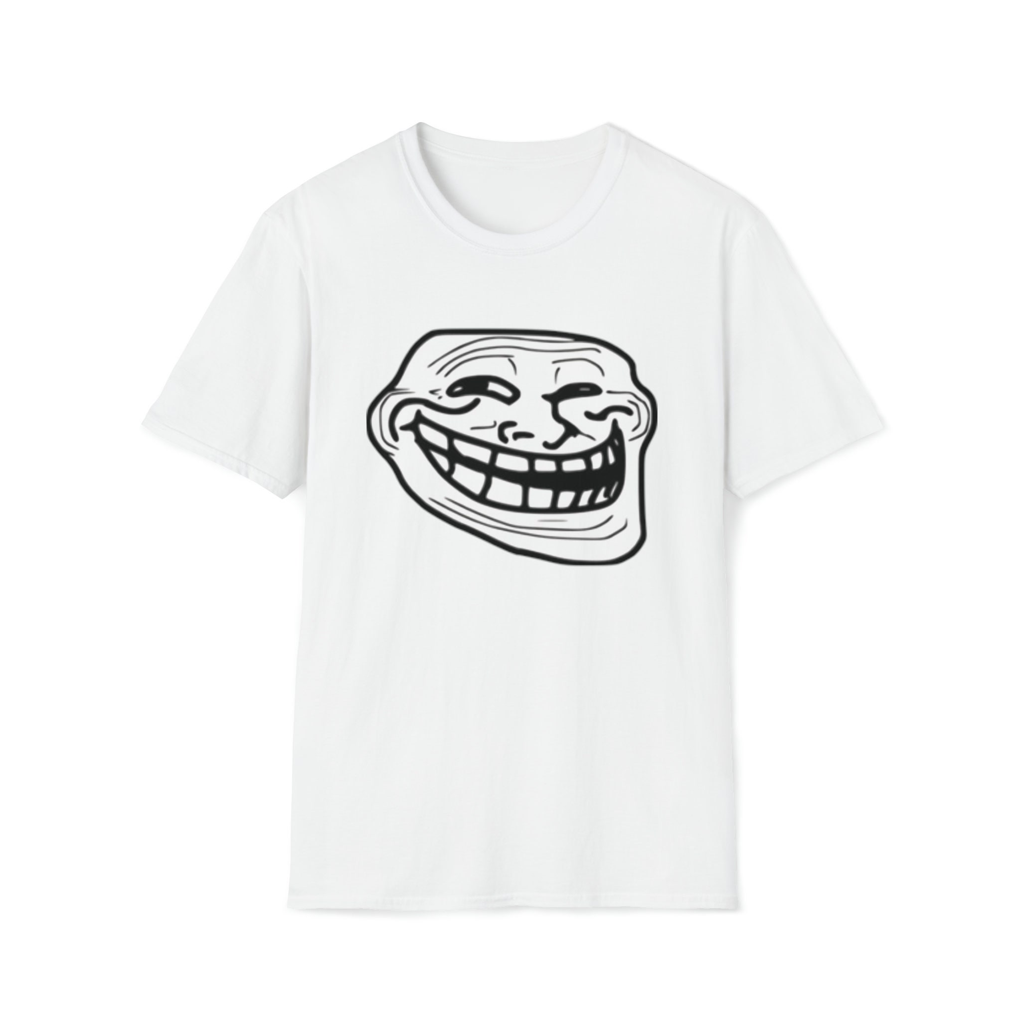 sad troll face | Kids T-Shirt