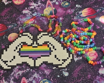 Rave Ready Kandi Necklace or Kandi Bundle | PLUR HANDS
