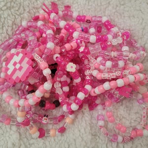 Mystery Kandi Armbandspaket – Kawaii Rosa Tema, Oändligt Kul!