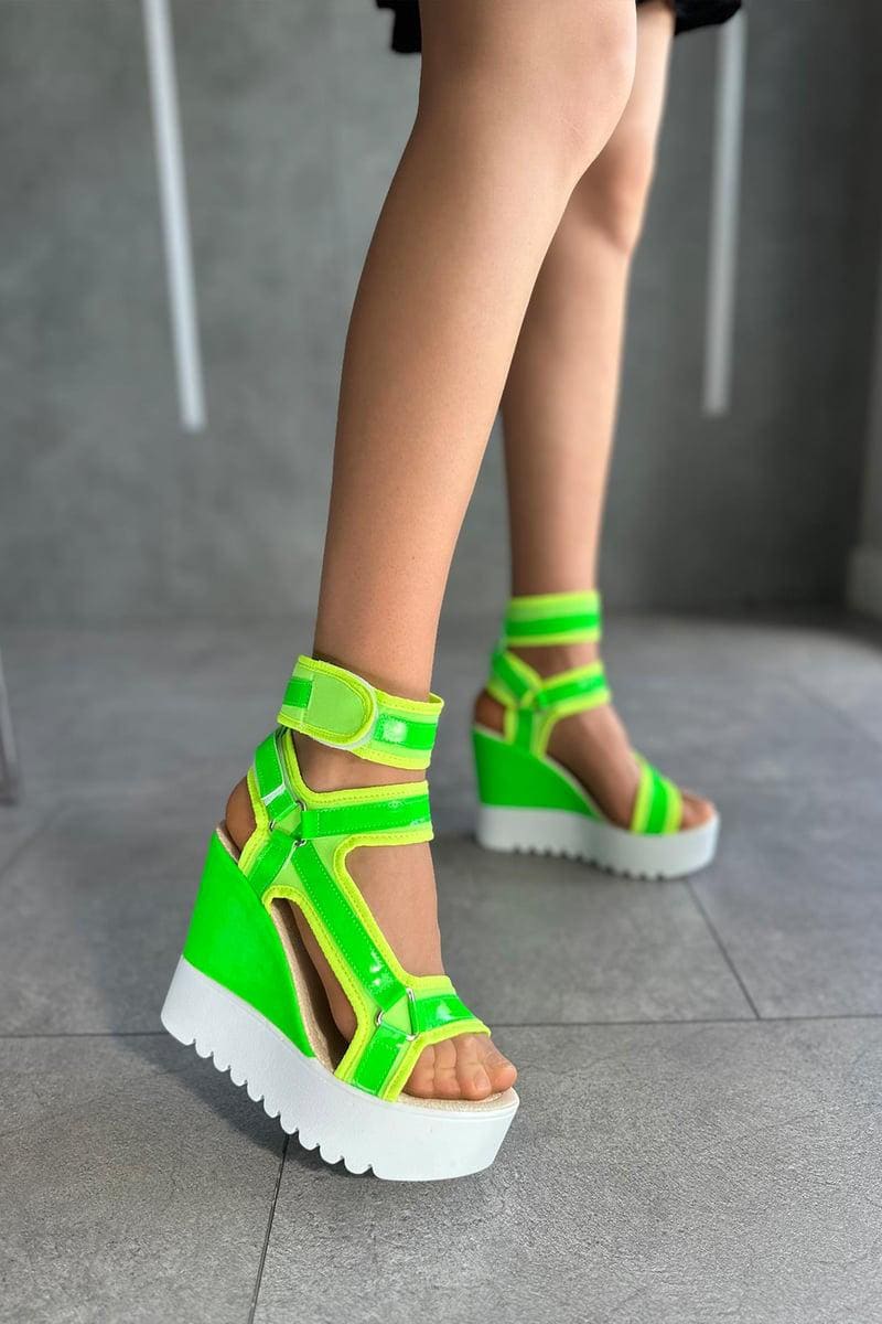 Neon Jelly Shoes UK
