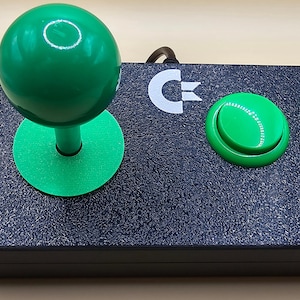 Commodore 64 and Vic-20 Two Button Arcade Style Joystick (Sanwa Style - 8 way)