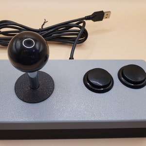 Joystick d'arcade USB à deux boutons (style Sanwa, 8 voies)
