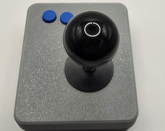 Commodore 64 & Vic-20 Two Button Arcade Style Joystick Handheld (8-Way)