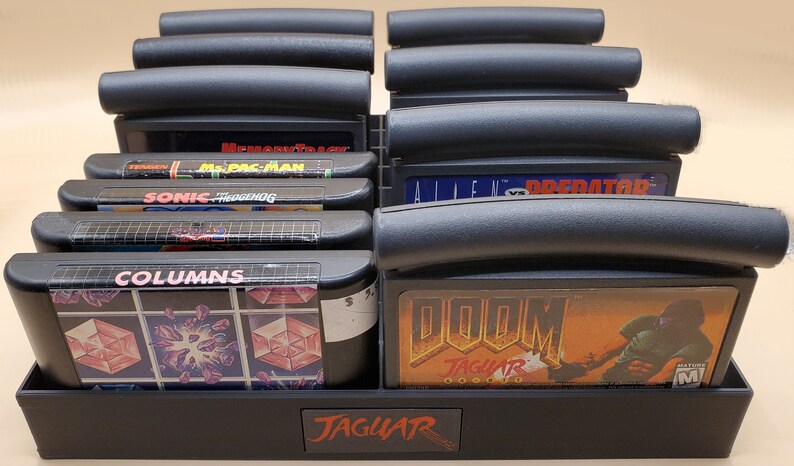 Atari Jaguar Cartridge Holder Storage Tray With 20 Slots - Etsy