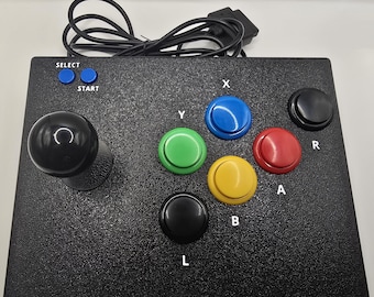 Super Nintendo Controller / Super Famicom / Arcade Joystick 8-way Sanwa style