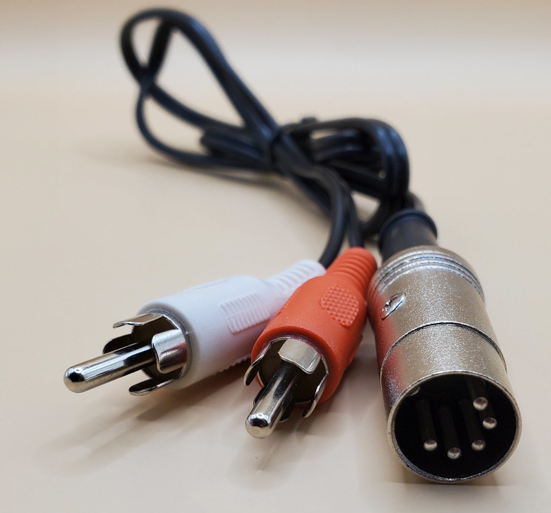 Composite Video / Audio Cable for Atari 800, XL/XE Series, Commodore