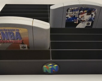 Nintendo 64 Cartridge Holder Storage Tray with 20 slots