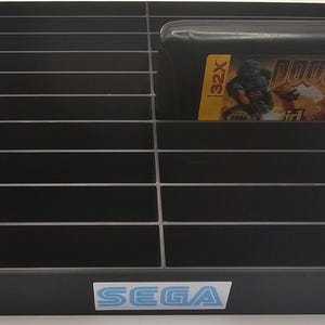 セガ 32X カートリッジホルダー ストレージトレイ (20 スロット付き)