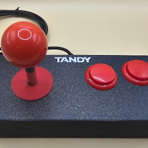 Ordinateur couleur Tandy 1/2/3, manette de jeu d'arcade Tandy 1000 (style Sanwa, 8 voies)