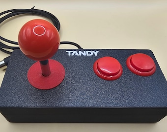Joystick arcade Tandy Color Computer 1/2/3, Tandy 1000 (estilo Sanwa, 8 posiciones)