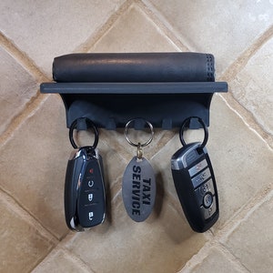 Wallet and Key Holder Shelf Organizer (wall Mount) - Etsy