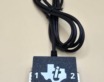 Texas Instruments TI-99/4A dual Atari Joystick Adapter with wired case (NEW)