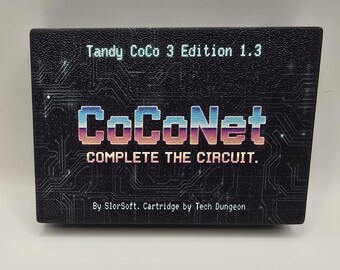 CoCoNet - Complete the Circuit Puzzle game for the Tandy Color Computer 3