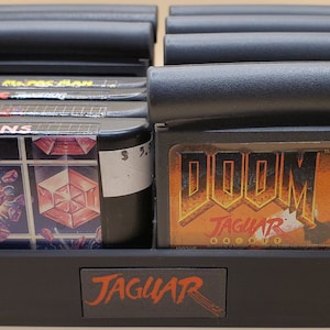 Atari Jaguar カートリッジホルダー ストレージトレイ (20 スロット付き)
