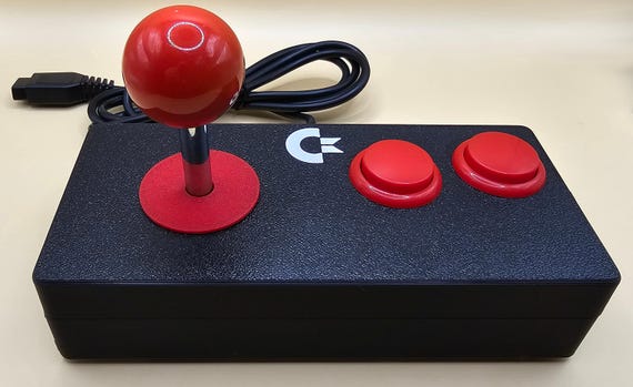 コントローラー Commodore 64 and Vic-20 Two Button Arcade Style Joystick (sanwa