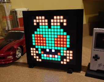 LED Matrix w/ Frame includes over 200+ images and animations (16 x 16 Grid)