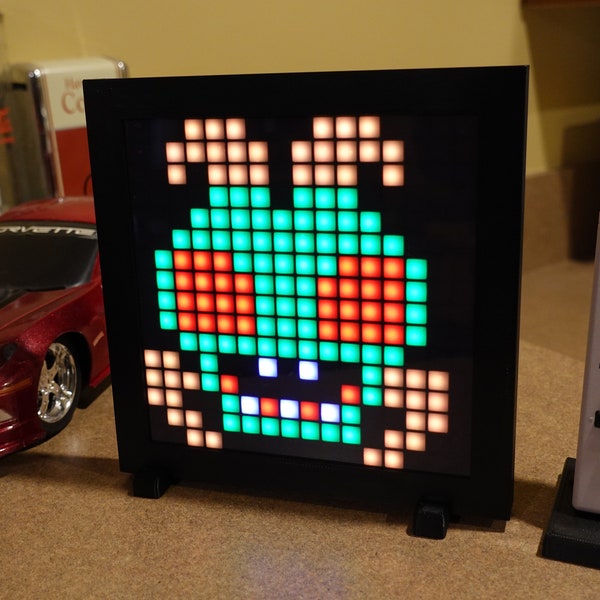 LED Matrix w/ Frame includes over 200+ images and animations (16 x 16 Grid)