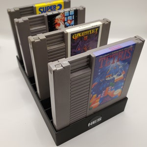 任天堂 NES カートリッジホルダー 収納トレイ 10 スロット付き