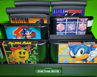Sega Genesis Cartridge Holder Storage Tray with 20 slots